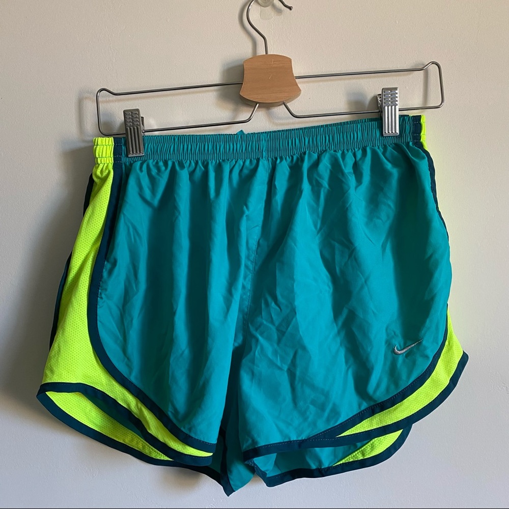 Nike || Turquoise Tempo Running Shorts Size M